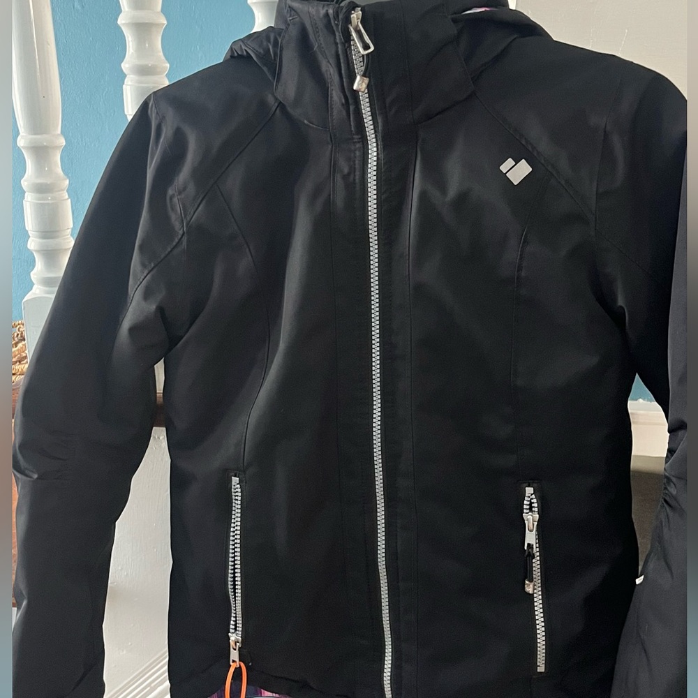 Obermeyer Black Teen (M 10-12) Girls Ski Jacket